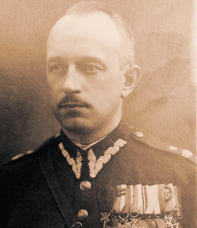 Major Stefan Wolski z 42. pułku piechoty