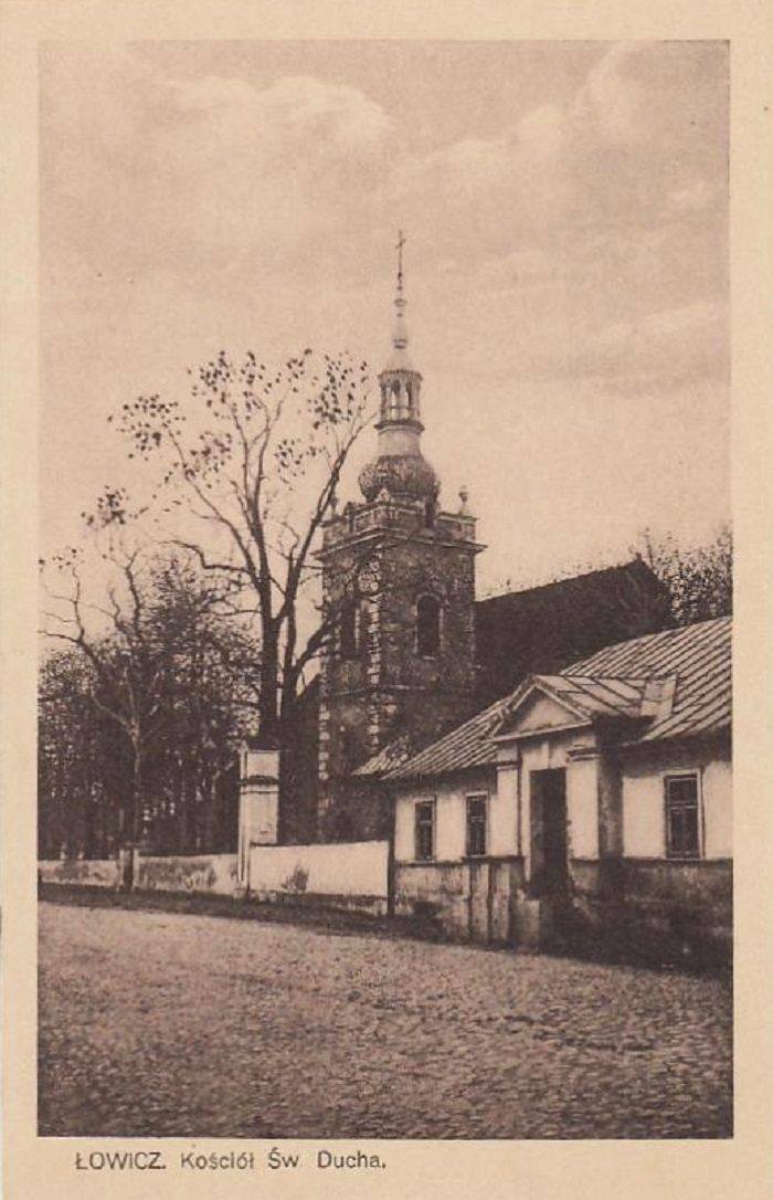 Kościół Świętego Ducha w Łowiczu [Archiwalne zdjęcia]