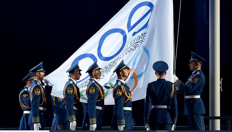 Ceremonia rozpoczęcia igrzysk w Baku.