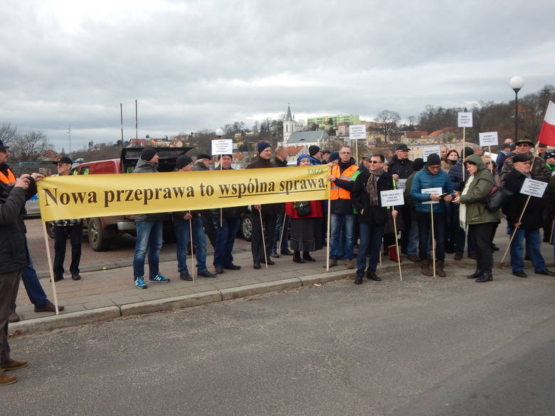 Protest i blokada mostu w Krośnie Odrzańskim