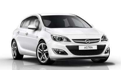 Astra za:51 900 zł;RABAT: 9 500zł;Cena katalogowa wybranego modelu61 400zł; Fot: Opel