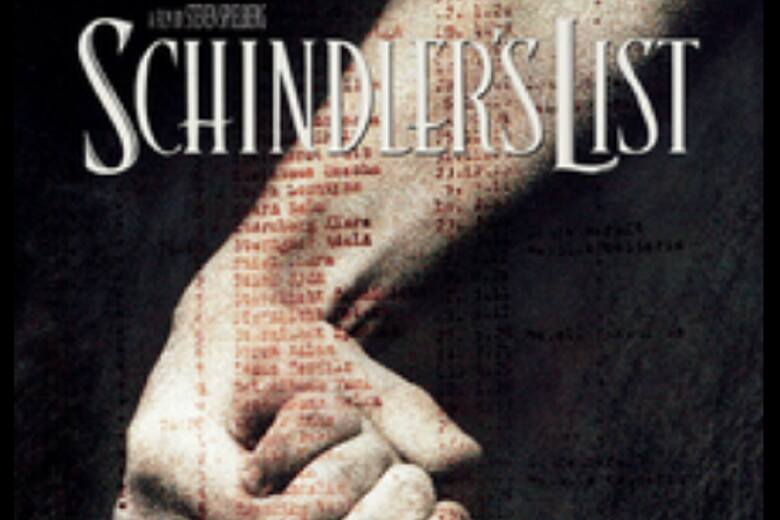 Okładka "Listów Schindlera" w reżyserii Spielberga
