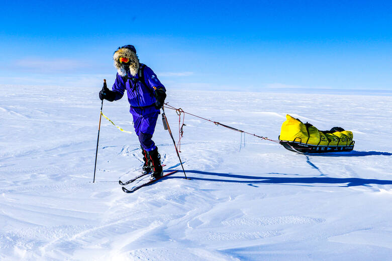 Mateusz Waligóra zdobył samotnie biegun południowy 13 stycznia br.