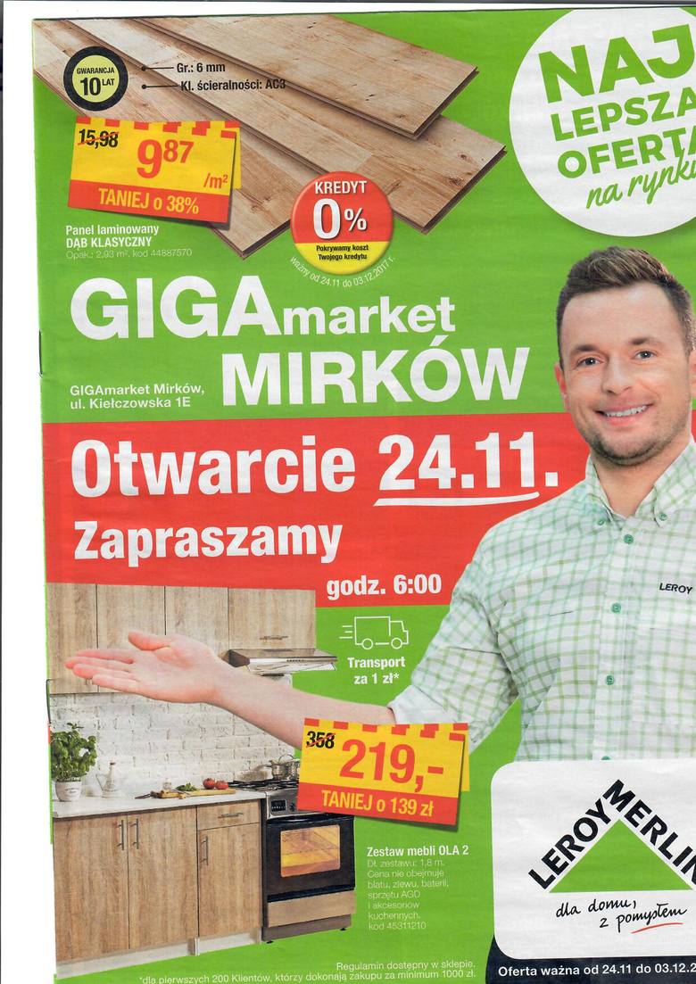 Wrocław: Otwierają nowy Leroy Merlin. To gigamarket [PROMOCJE, CENY]