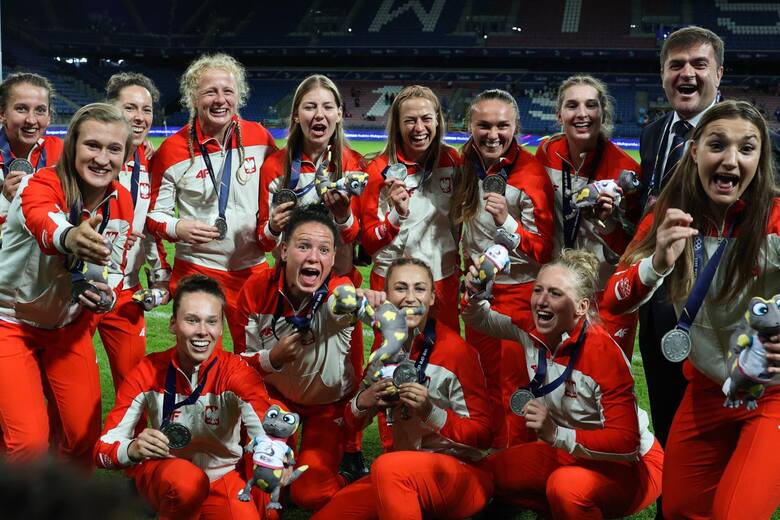 W finale igrzysk europejskich 2023 na stadionie Wisły Kraków polskie rugbystki zdobyły srebrne medale