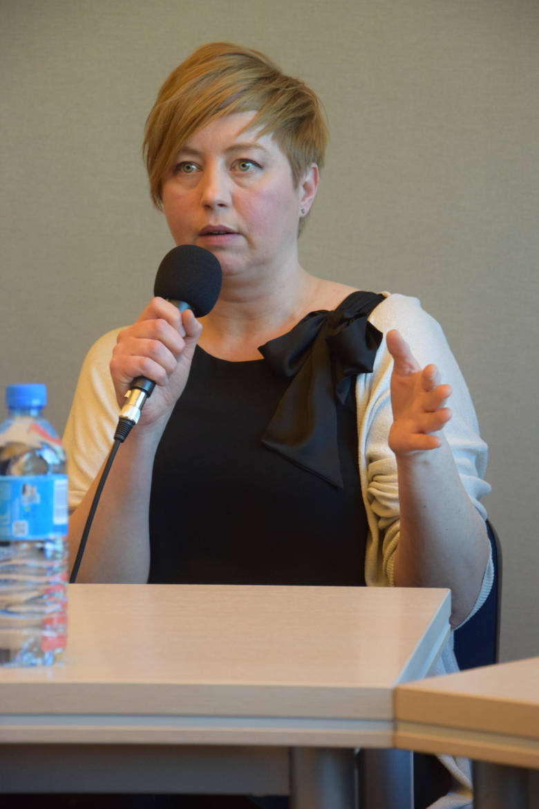 Hanna Gill-Piątek, nowy dyrektor wydziału spraw społecznych urzędu miasta.<br /> 