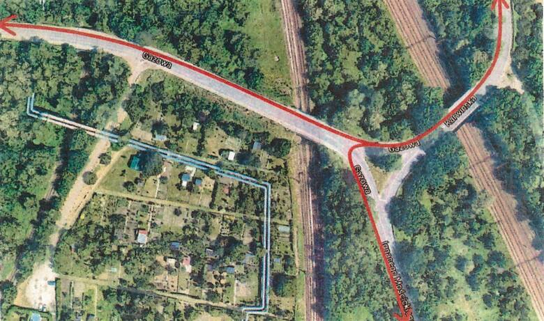 Planowana trasa rowerowa na wiaduktach