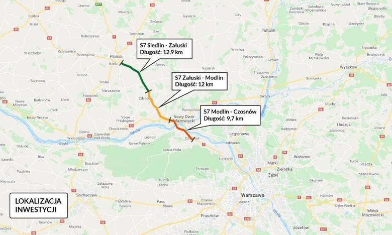 Trasa S7 Warszawa - Gdańsk będzie modernizowana. Kolejny odcinek przybliża stolicę do 