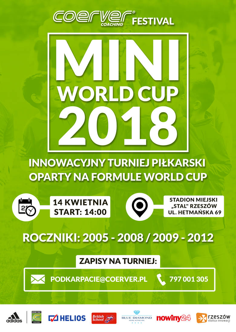 Mini World Cup 2018 już w weekend. Rywalizacja toczyć się będzie na Stadionie Miejskim w Rzeszowie i boisku OSiR w Nowej Wsi
