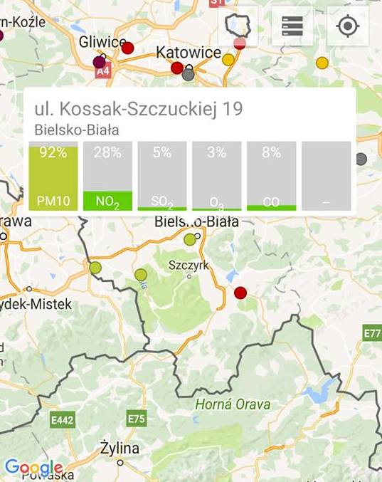 Według niezależnych aplikacji sytuacja na godzinę 8.30 w czwartek: <br /> <br /> Smog w Żywcu, Tychach i Gliwicach. To właśnie w tych miastach w czwartek rano mamy najwięcej zanieczyszczeń w powietrzu. Przekroczenia norm występują w większości województwa śląskiego. Jak podają niezależne...