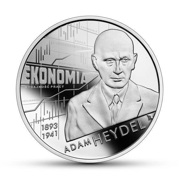 25 marca w serii „Wielcy polscy ekonomiści” ukaże się kolejna moneta przypominająca niezwykłą krakowską postać ze świata ekonomii - Adama Heydla