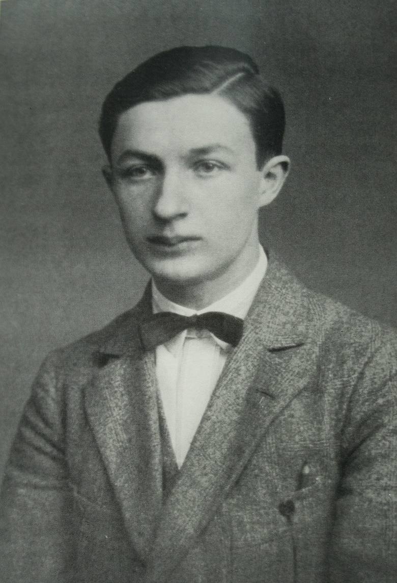 Jako maturzysta w 1929 roku
