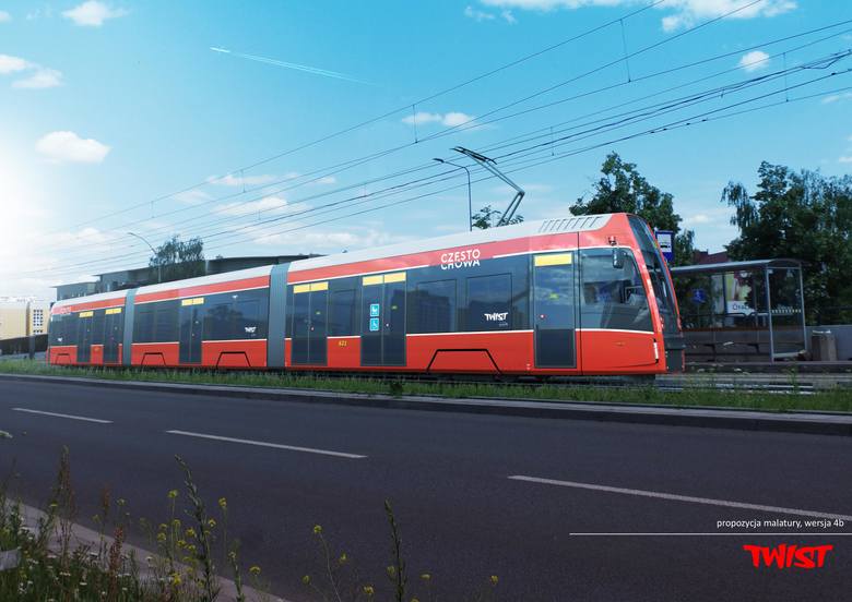 Wizualizacja nowych tramwajów "Twist"