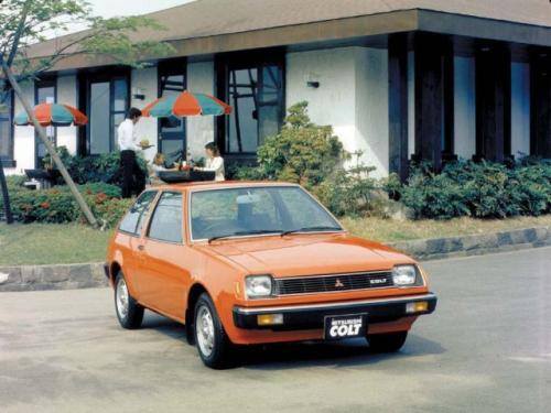 Fot. Mitsubishi:  Dopiero teraz, po przeszło ćwierć wieku pracy plon zbierają Japończycy. Na zdjęciu reklamówka Mitsubishi Colta z 1979 r.