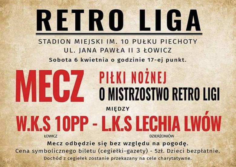 Rusza Retro Liga. W Łowiczu WKS 10 PP zagra z Lechią Lwów [ZDJĘCIA]