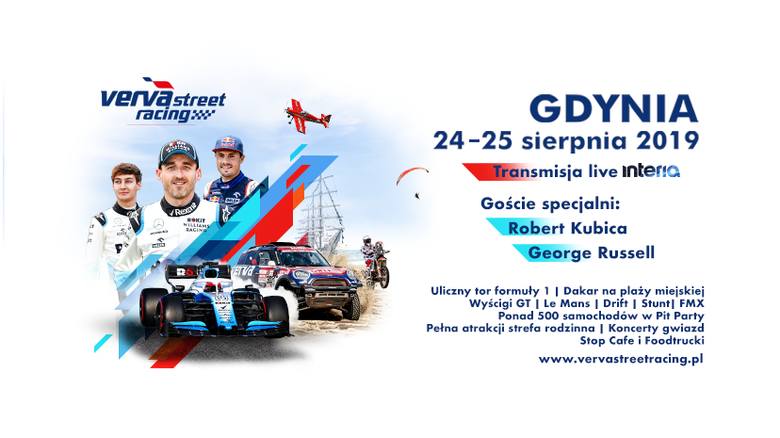 Verva Street Racing - największa motoryzacyjna impreza w Polsce. Robert Kubica w Gdyni 