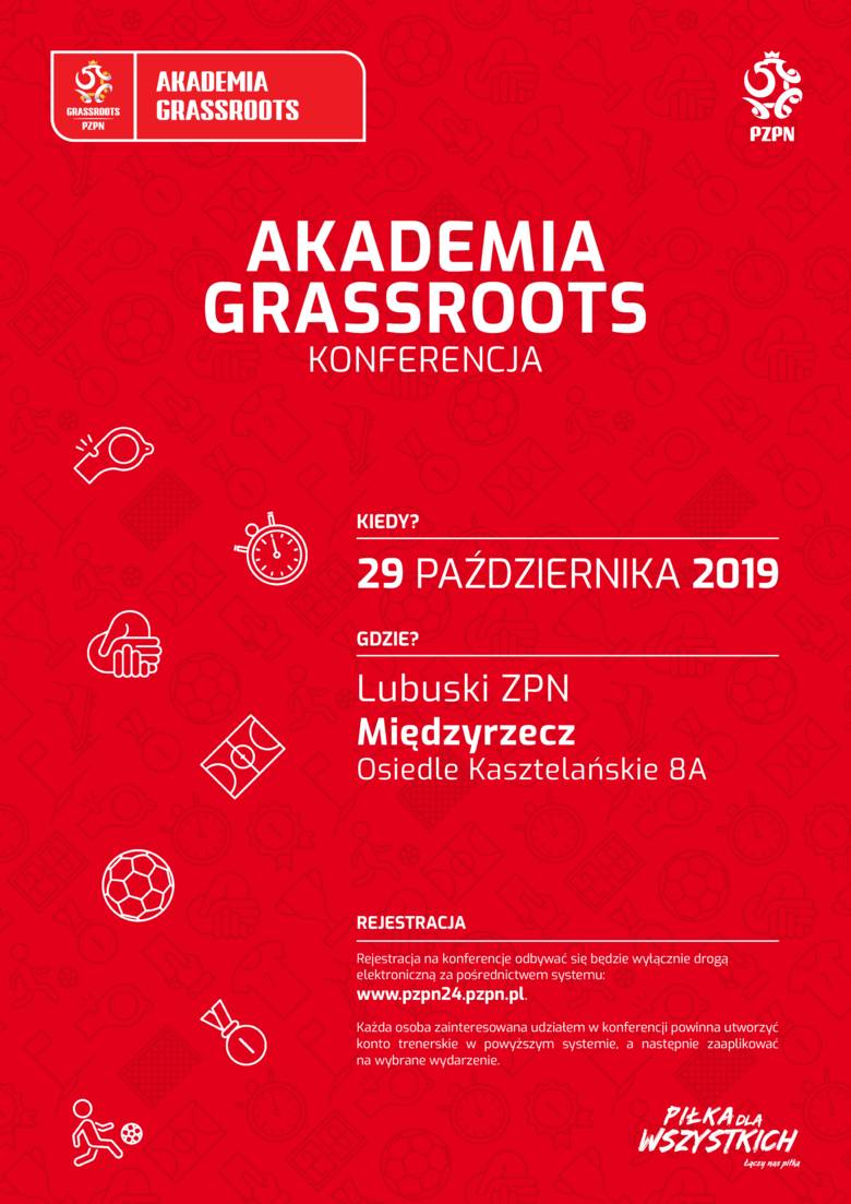 Akademia Grassroots - bezpłatna konferencja o szkoleniu dzieci i młodzieży już wkrótce w województwie lubuskim