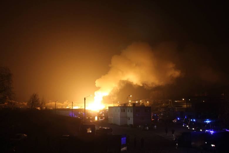 Pożar w Siemianowicach Śląskich