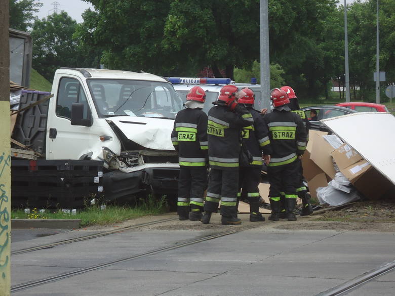 Wypadek na rondzie Gdańskim