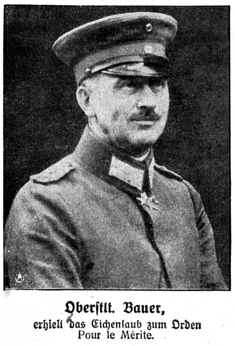 Max Bauer (1869-1929). Był prawą ręką gen. Ludendorfa. De facto to on dowodził Białą Międzynarodówką
