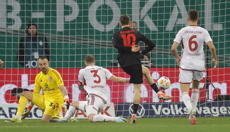 Półfinał Pucharu Niemiec. Bayer Leverkusen - Fortuna Dusseldorf 4:0.
