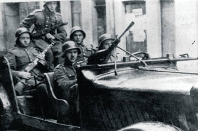 Krosno Odrz., 1945 r. Nikt nie wie, dlaczego żołnierze Armii Czerwonej podpalili miasto.