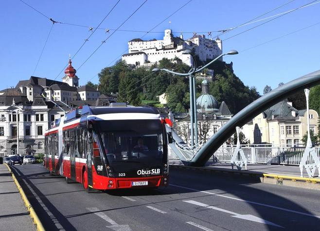 Trolejbusy Solarisa jeżdżą już w Salzburgu
