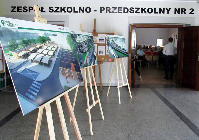 Spotkanie, rozpoczynające konsultacje dotyczące koncepcji budowy trasy tramwajowej na Klin Dębiecki, odbyło się w szkole przy ulicy Łozowej w Poznan