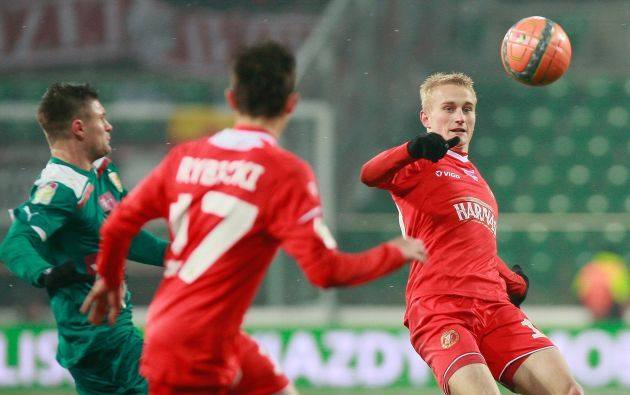 Jedynego gola dla Widzewa zdobył Bartłomiej Pawłowski