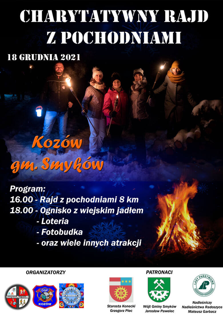 Rajd z pochodniami w Kozowie. Przyjdź i pomóż rodzinie, której spłonął dom