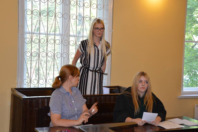 Symulacja rozprawy karnej dla uczniów w Świebodzinie
