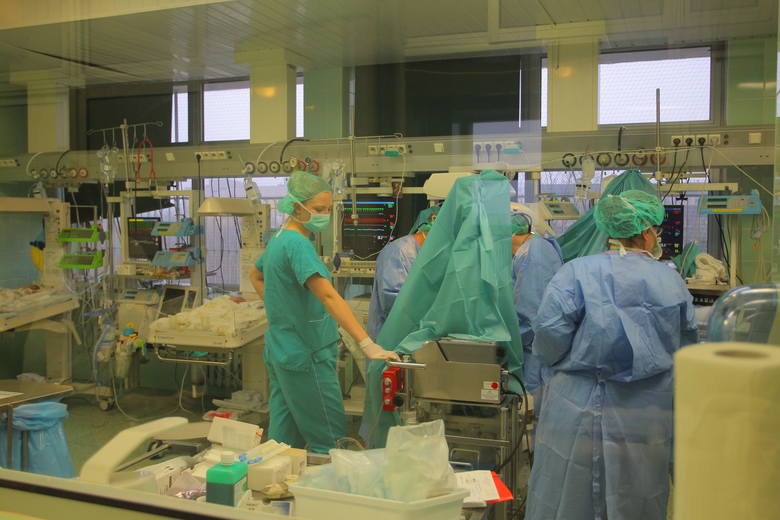 Obecnie oddział kardiochirurgii dziecięcej mieści się na 150 metrach kwadratowych
