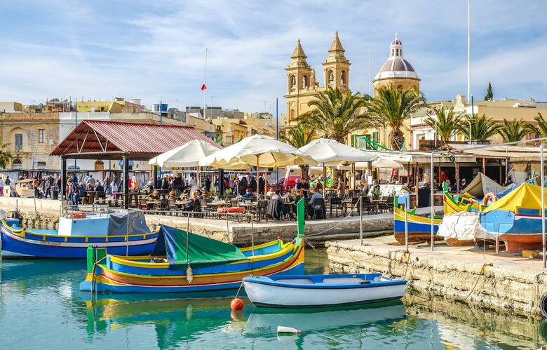 Rybacka wioska Marsaxlokk, Malta