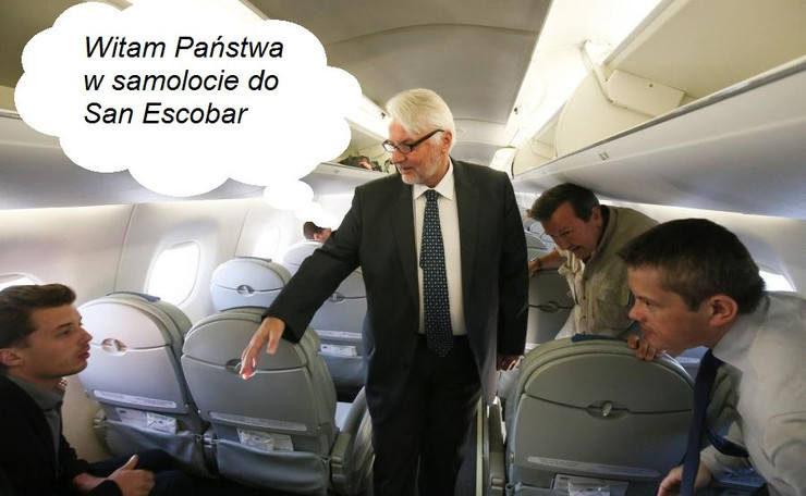 "San Escobar" i Waszczykowski [MEMY] Internet kpi po wpadce ministra spraw zagranicznych 