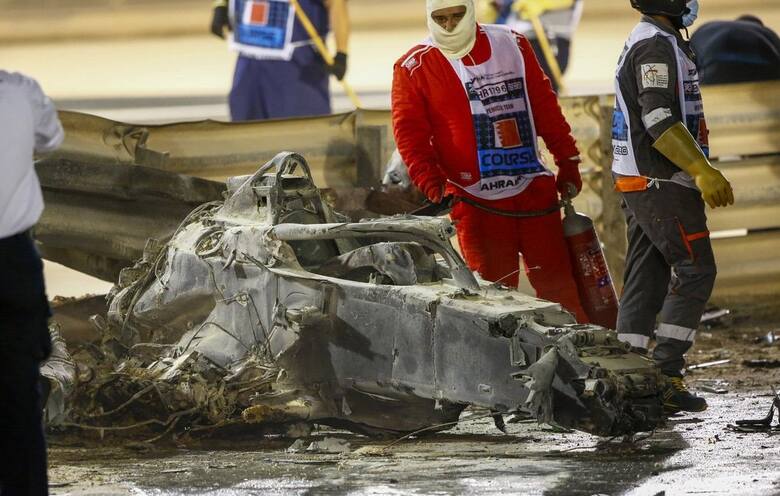 Na pierwszym okrążeniu Grand Prix Bahrajnu doszło do spektakularnego, a zarazem bardzo poważnego wypadku Romaina Grosjeana, którego samochód zaczepił