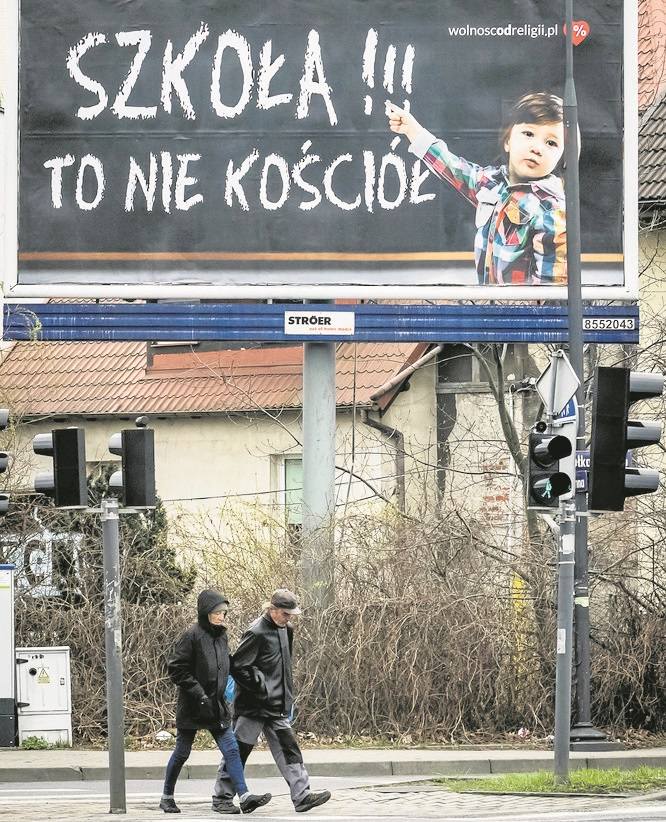 Kampania billboardowa Fundacji Wolność od Religii dotarła do Bydgoszczy. Czy sprowokuje do zastanowienia?