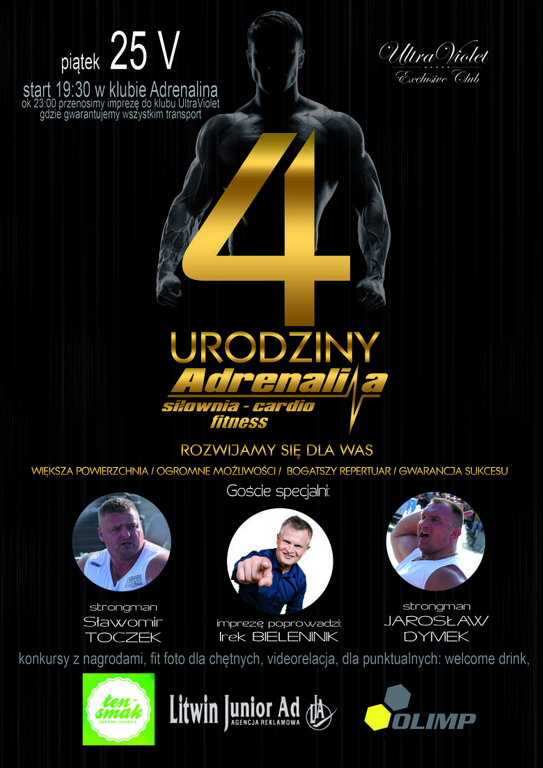 Klub Adrenalina w Kielcach otwiera się po odmianie. Będą strongmeni! 