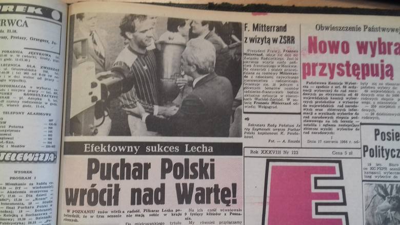 O sukcesach Lecha z entuzjazmem donosiła poznańska prasa. 