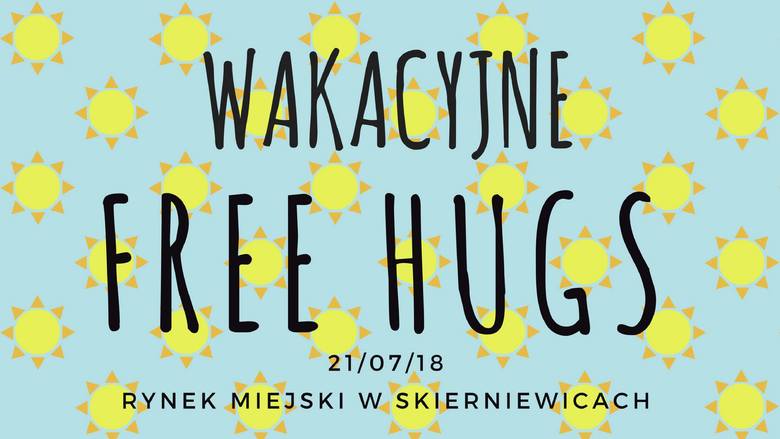 Free Hugs (Przytul mnie!) na Rynku w Skierniewicach
