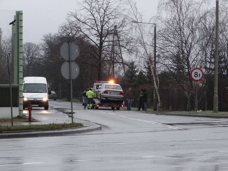 Wypadek w alei Rataja w Skierniewicach
