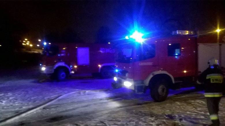 Pożar w Będzinie przy Browarnej. Jedna osoba nie żyje [ZDJĘCIA + WIDEO]