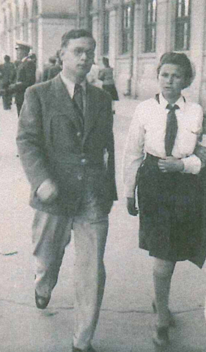 1940 r.  Konstanty Bączkowski w Rumunii, gdzie był internowany