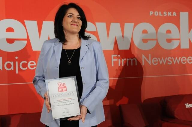 Gala Najcenniejsze Firmy Newsweeka Marta Koniopacka  Dyrektor ds Komunikacji, Fot: Dębica