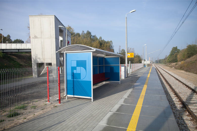 Przystanek kolejowy Łódź Marysin ma jeden tor. Zostanie dobudowany drugi tor, aby pociągi mogły się mijać, co zwiększy przepustowość linii kolejowej