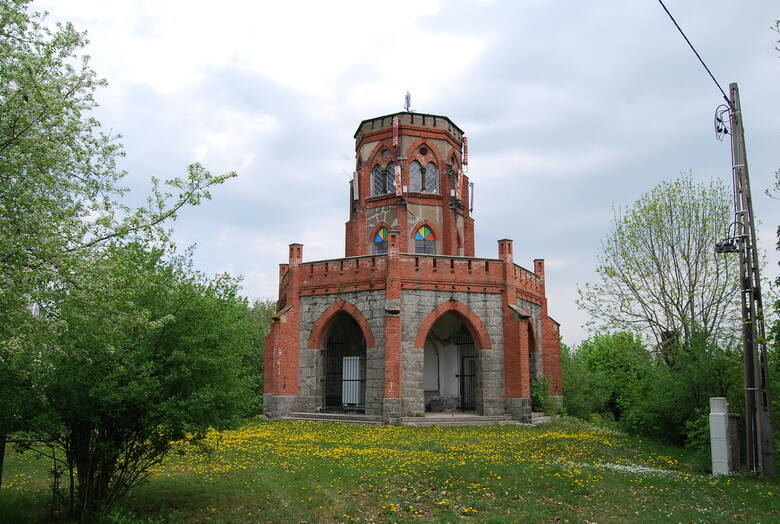 Wyjątkowa wieża znajduje się na Pogórzu Bolkowskim, na szczycie Wieżycy. Budowla powstała z okazji setnej rocznicy bitwy pod Dobromierzem, a jej budowę
