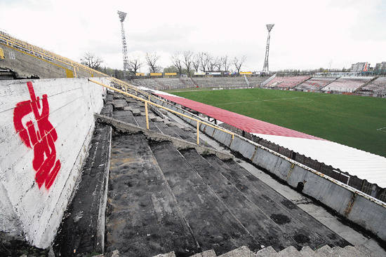   Estadio da Gruz, czyli obiekt, na którym grają piłkarze ŁKS.