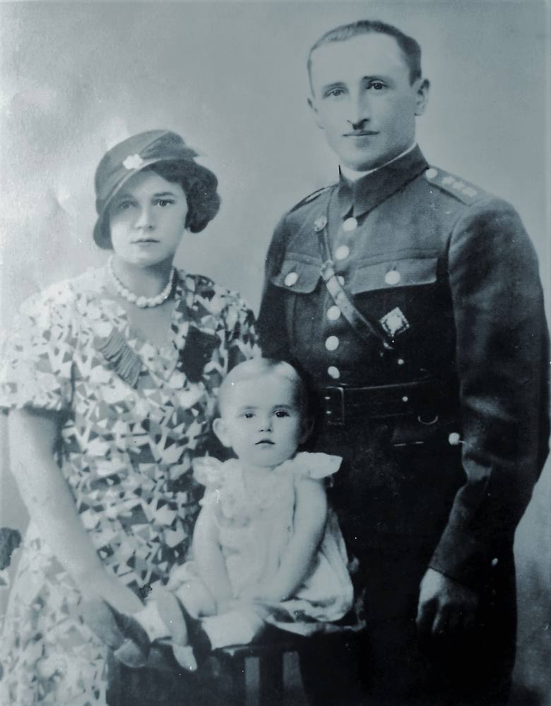 Paweł Fernezy z żoną i córką Basią.