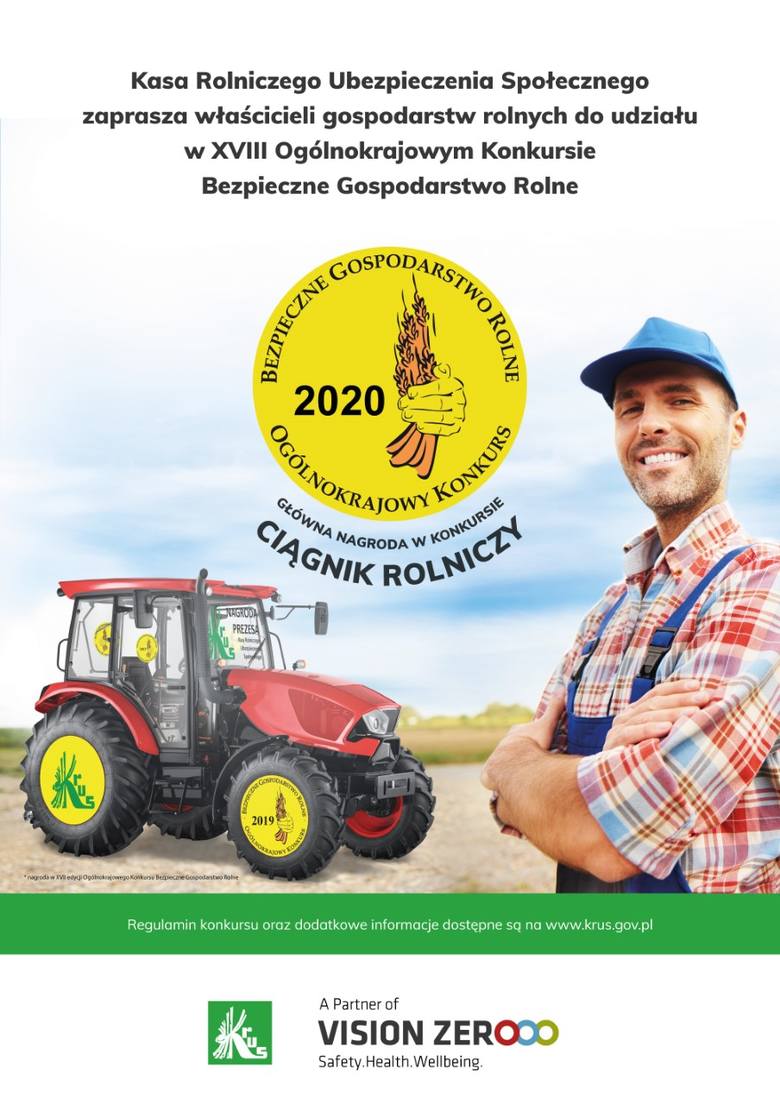 Bezpieczne Gospodarstwo Rolne 2020. Pochwal się swoim podwórkiem i pracą - czeka ciągnik 