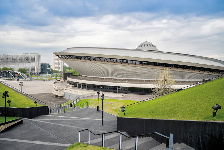 Spodek - Flying Saucer.Spodek, a sports and cultural venue with the shape resembling a flying saucer, is for Katowice what Eiffel Tower is for Paris.