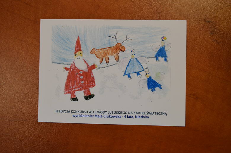 Jedna z kartek nadesłana na konkurs wojewody lubuskiego